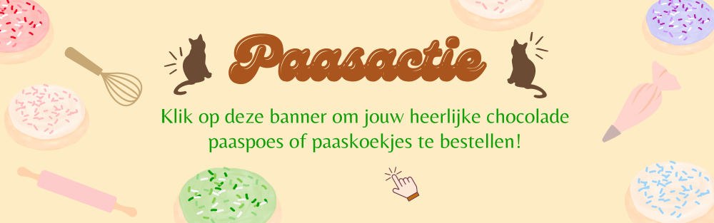 paasactie koekjes en chocolade goed doel