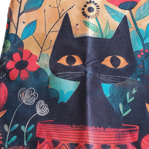 kussenhoes zwarte kat deco