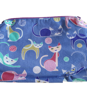 Tasje katoen blauw