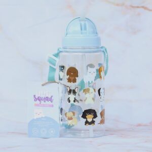 duurzame kinder-waterfles met rietje (BPA vrij)