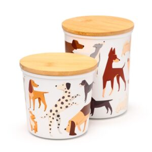 Voorraadpotten honden - set van 2