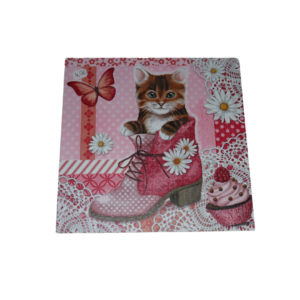 Decoratietegel poes