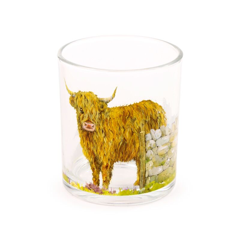 Drinkglazen 250ml - set van 2 - Highland Koe - Afbeelding 2