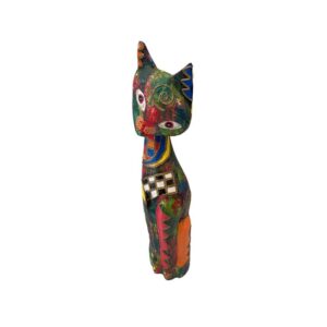 Kattenbeeldje hout