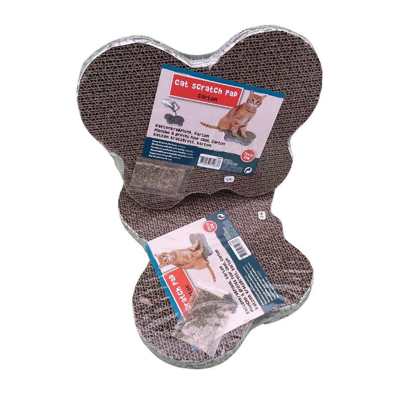 Krabkarton vlindervorm voor katten