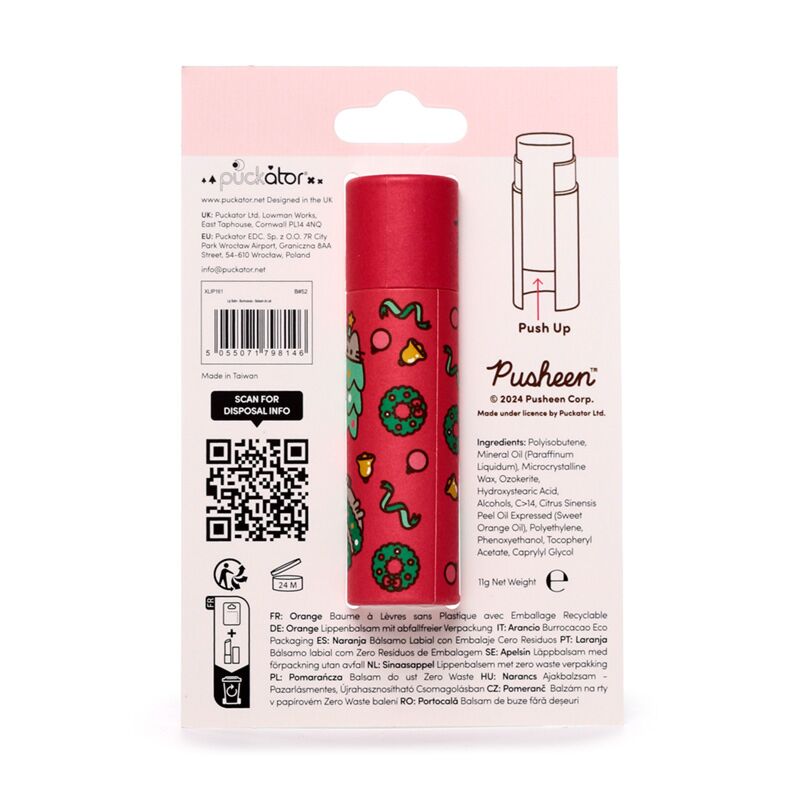 Lippenbalsem vegan Papier Stick - kerstmis - Afbeelding 3