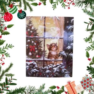 Kersttasje Winterkitten