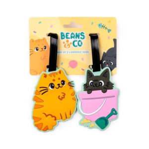 Kofferlabel Katten - set van 2