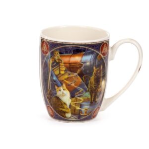 Mok porselein - Witchwood Express Katten - Lisa Parker