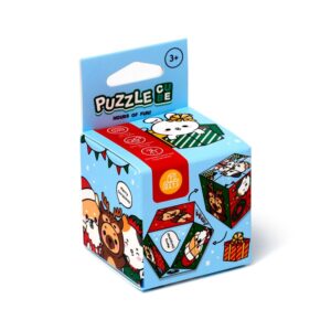 Puzzel kubus - kerstmis