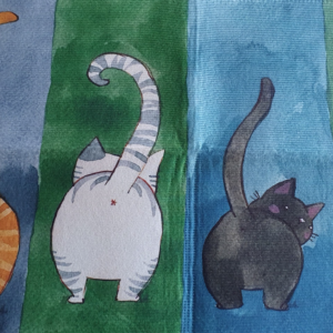 Deurmat katten