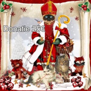 Donatie van 25 Euro voor onze dieren