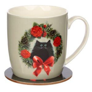Kerstmok met onderzetter