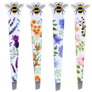 Pincet bloemen en bijen