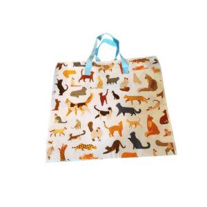 Shopper katten XXL meerkleurig