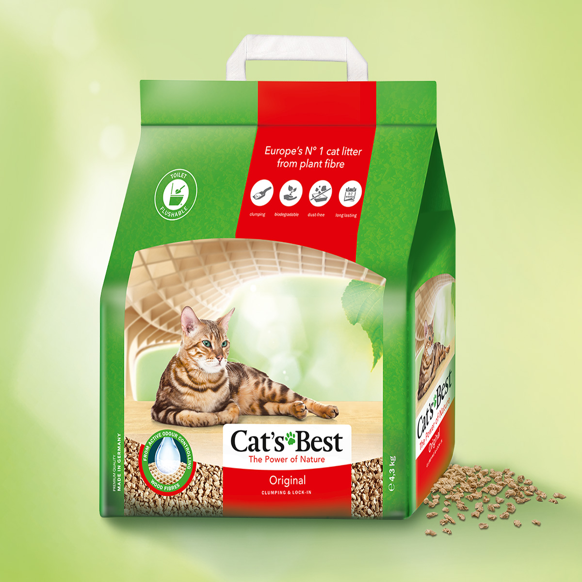 doneer een grote zak Cat’s Best Kattenbakvulling - Afbeelding 2